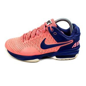 Nike Air Max Cage Tennis Shoes Sneakers XDR Pink Blue 2014 554875-641 Men’s 6.5
